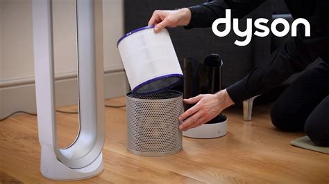 cleaning dyson air filter tower fan