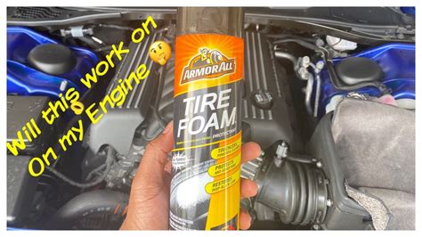 Cleaning Engine Bay With Tyre Foam