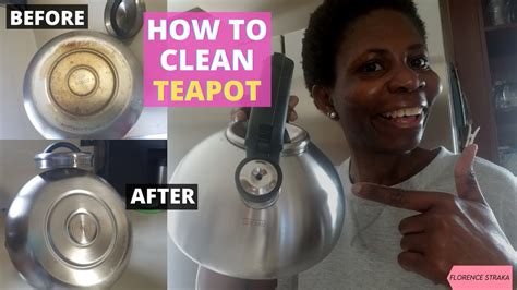 Cleaning Inside Old Silver Teapot