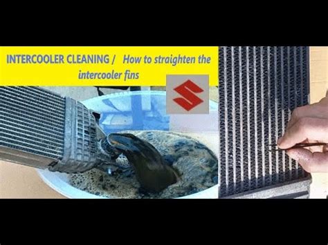 Cleaning Intercooler Fins