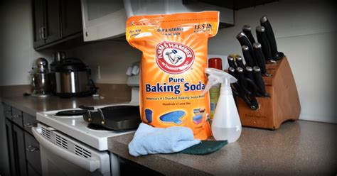 Cleaning Kitchen With Baking Soda
