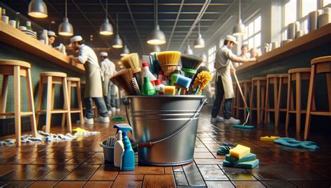 Cleaning Materials For Restaurant