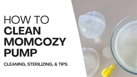 Cleaning Momcozy pump