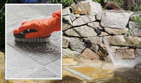 Cleaning Patio Slabs Hack