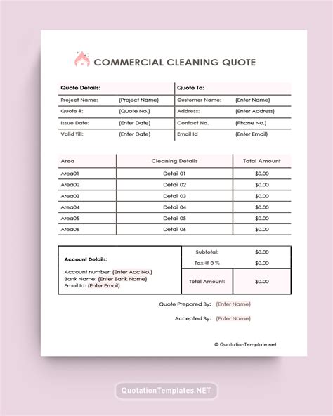 FREE 8+ Cleaning Quotation Samples in MS Word PDF