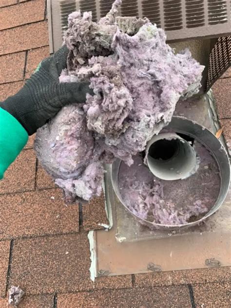 Cleaning Rooftop Dryer Vent