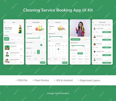 cleaning service booking app