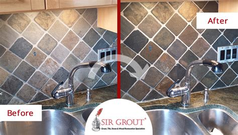 Cleaning Slate Backsplash
