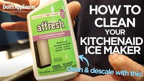 Cleaning Solution For Kitchenaid Ice Maker