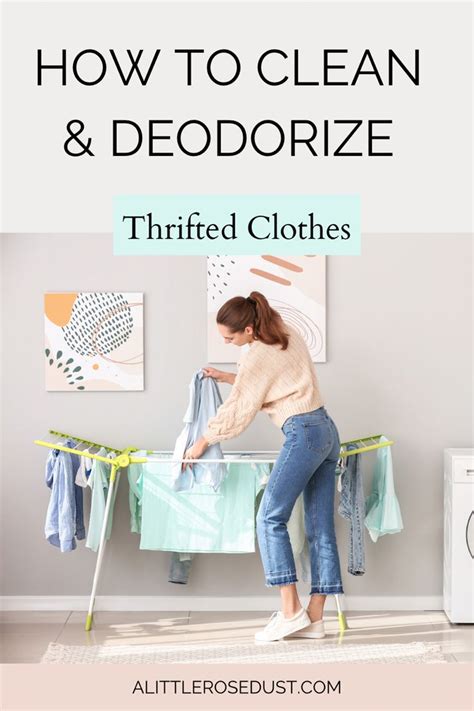 Cleaning Thrifted Clothes