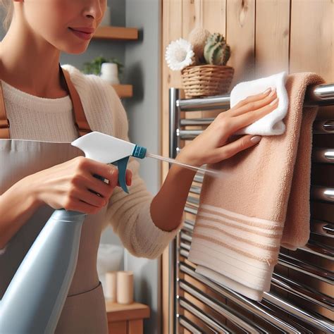 Cleaning Towel Rail