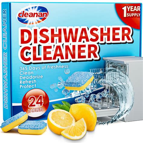 cleaning with dishwasher tablets