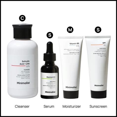 Cleanser Moisturizer Sunscreen