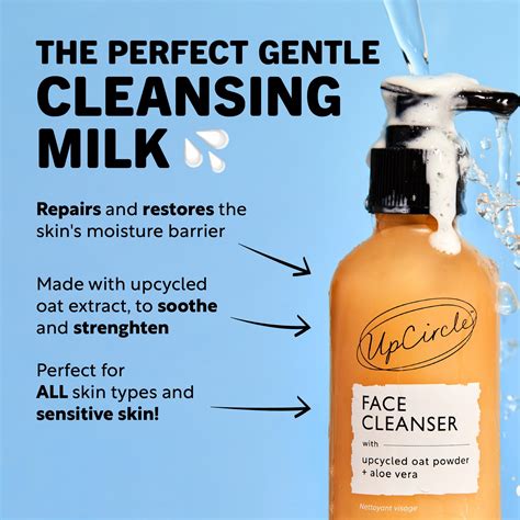 Cleansing Face With Milk