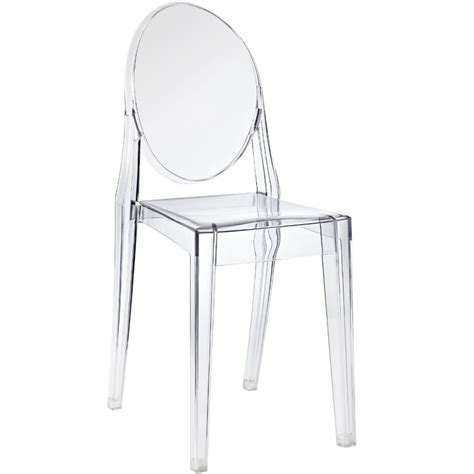Shop South Shore Clear Acrylic Office Chair with Wheels Free Shipping