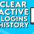 clear active logins
