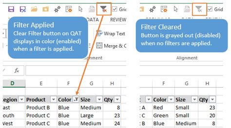 Clear All Filters Excel Shortcut Mac