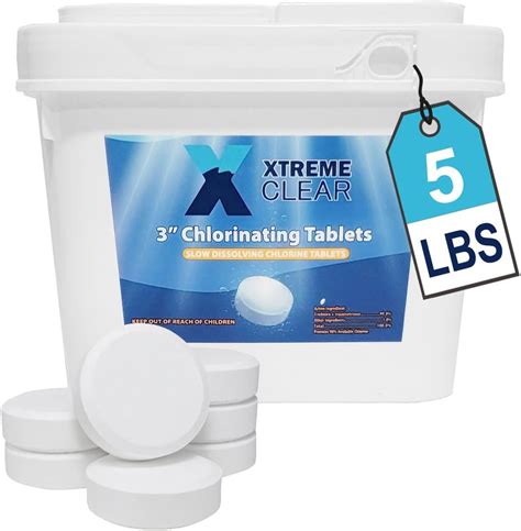 Clear Blue Chlorine Tablets