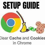 clear cache and cookies
