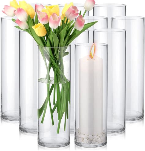 Clear Candle Vase