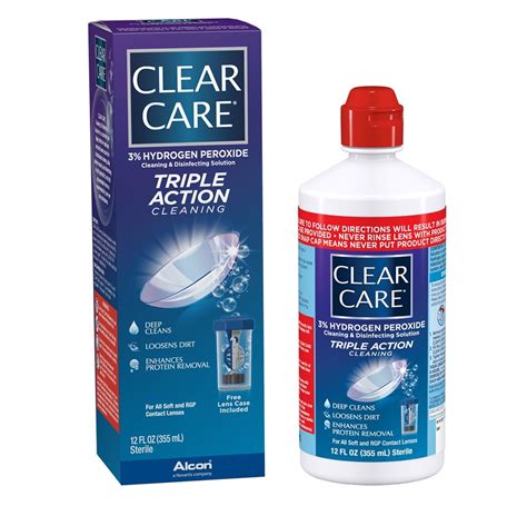 clear care contact solution overflow