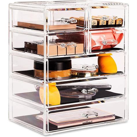 Clear Cube Makeup Organizer