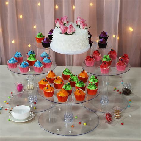 Clear Cupcake Cake Stand