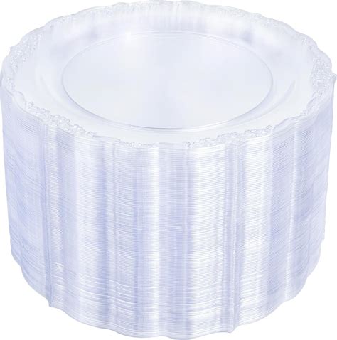 Clear Disposable Plates