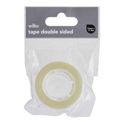 Clear Double Sided Tape Wilko