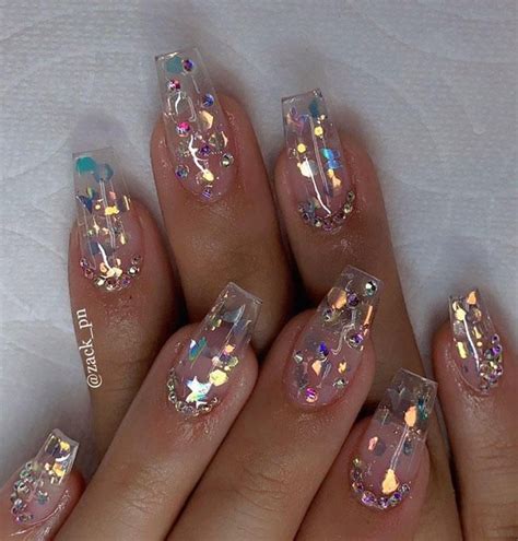 clear fancy nail designs