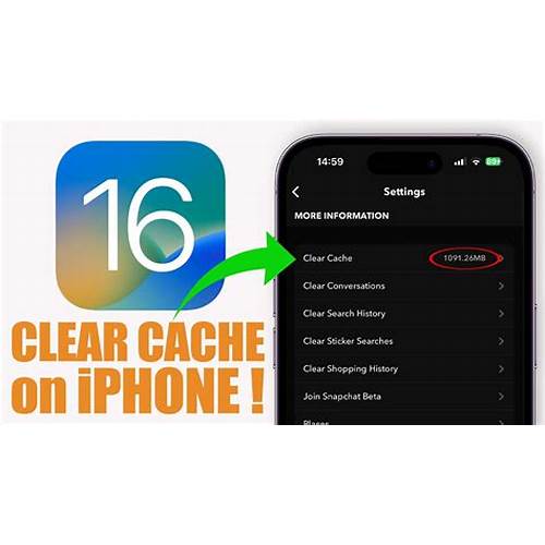 clear ios cache steps