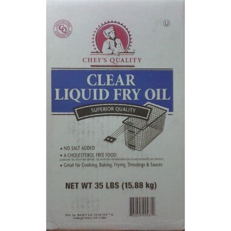 Clear Liquid Fry Oil