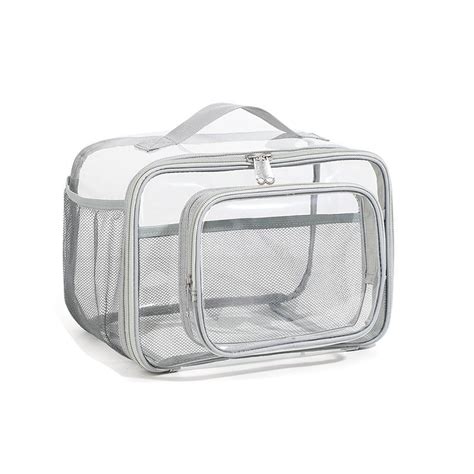 Clear w/ Pink Trim Lunch Box