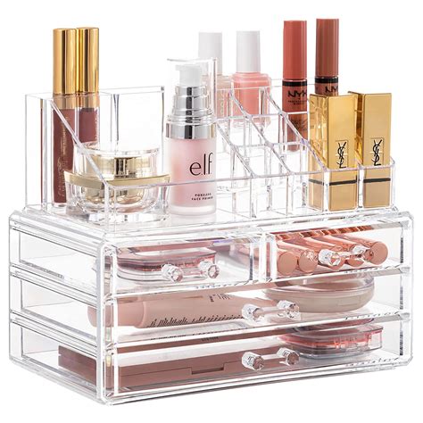 clear makeup containers