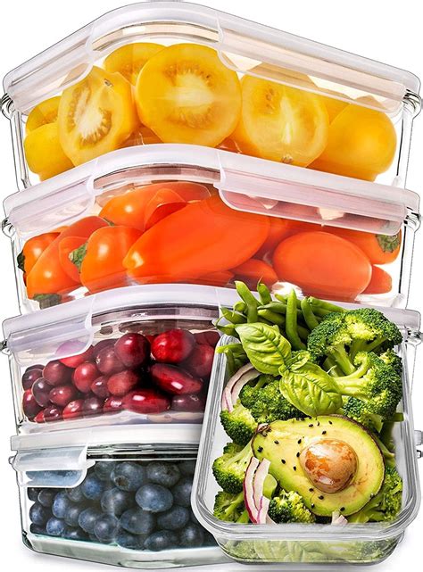 clear meal prep containers