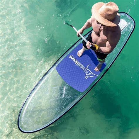 clear paddleboard