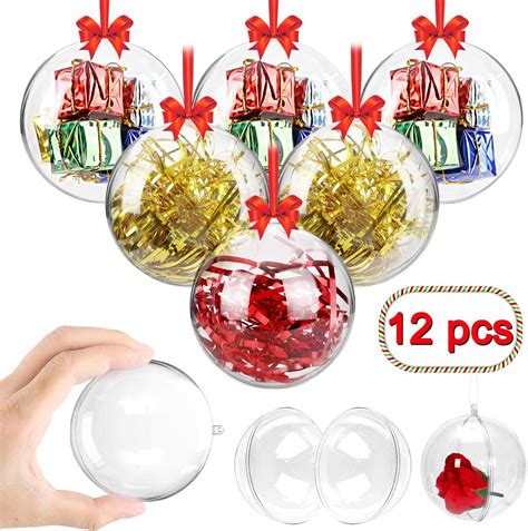 Clear Plastic Ball Craft Ornaments
