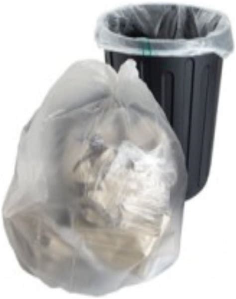 Clear Plastic Bin Liners