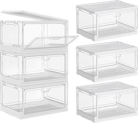 Clear Plastic Bins Stackable
