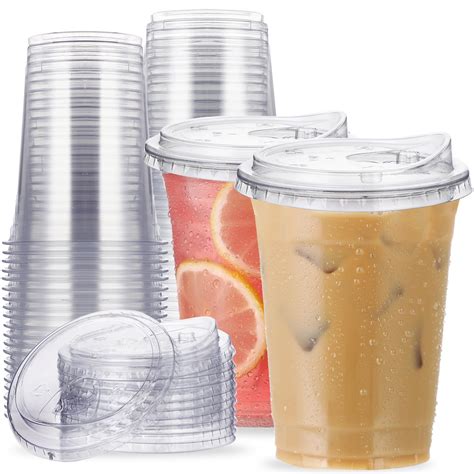 clear plastic cup lids
