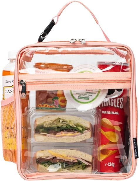 Clear Plastic Food Lunch Boxes Nested Storage Stacking Containers Tubs