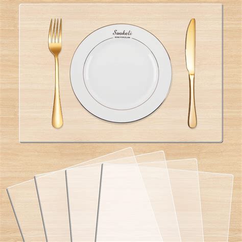 Clear Plastic Placemats