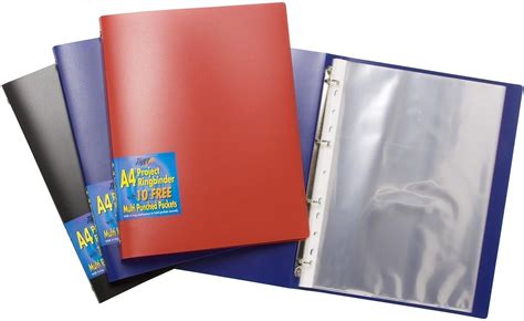 Clear Plastic Ring Binder