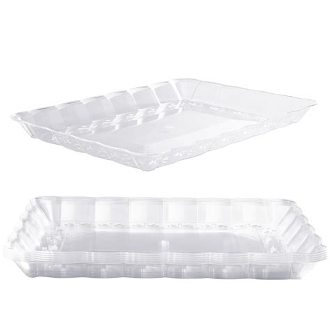 Clear Plastic Serving Trays