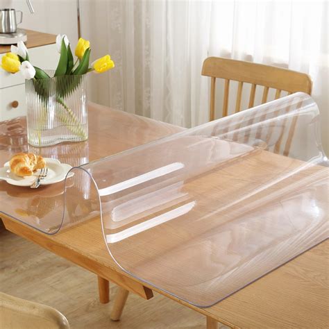 Clear Plastic Table Cover Spotlight