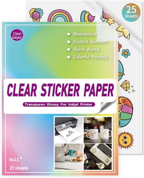 Clear Printable Inkjet Vinyl