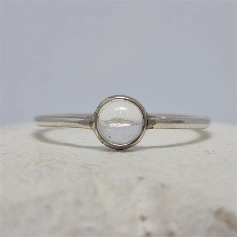 Clear Quartz Ring Cabochon