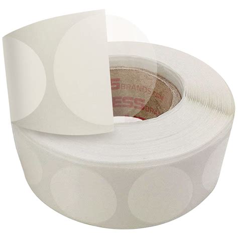 clear round sealing labels