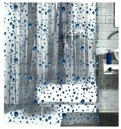 Clear Shower Curtain Bubbles