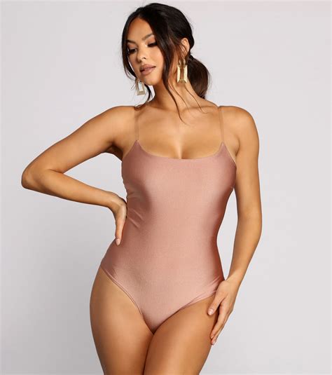 Clear Strap Bodysuit